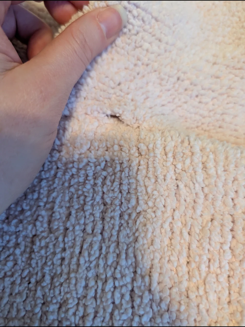 Angel Dear Plush Hooded Jacket - Pale Pink Flawed